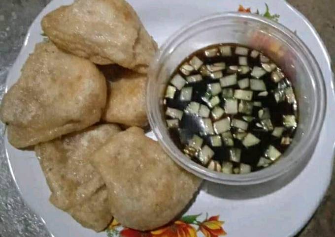 Pempek ikan teri Palembang kesukaan keluarga