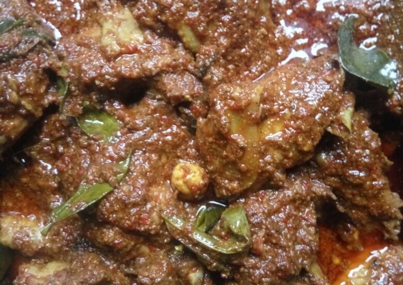 Rendang ayam kampung