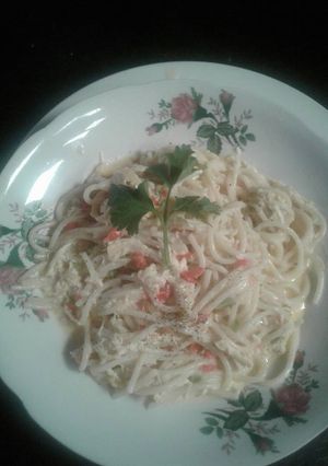 Una foto de Pasta alfredin!☺