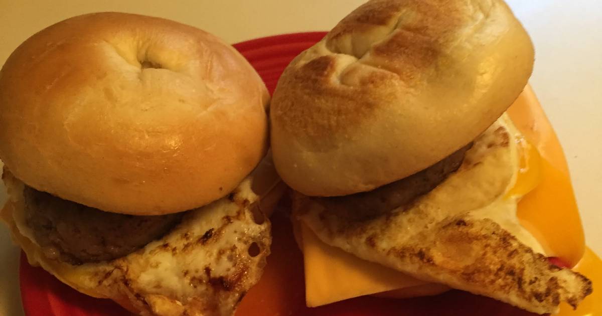 Sausage,egg And Cheese Bagels Recipe by casey Cookpad