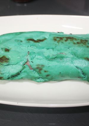 Foto principal de Enrollado verde de coliflor y jamón dulce