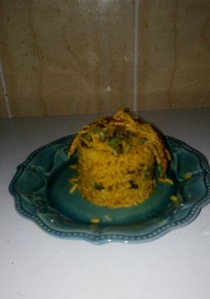 A picture of Periwinkle banga rice.