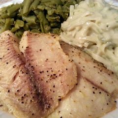 A picture of McCormick Lemon Pepper Tilapia.