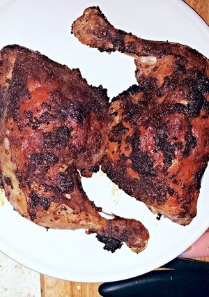 A picture of Baked Chicken Quarter.