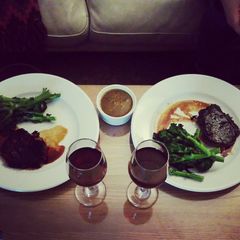 A picture of Soy, Maple & Chipotle Chilli Steaks with Tender Stem Broccoli.