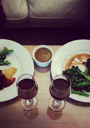 A picture of Soy, Maple & Chipotle Chilli Steaks with Tender Stem Broccoli.