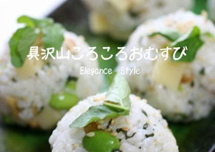 Recipe of Homemade Super Easy &amp; Filling-Packed Rice Balls