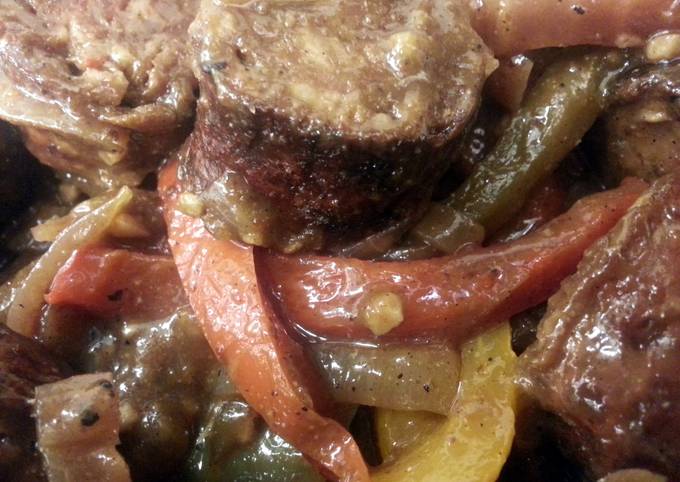 How to Make Jamie Oliver Drunken Irishman Sausage &amp; Peppers