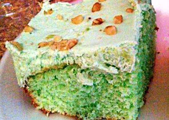 Recipe of Quick Pistachio Pudding Cake