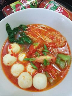 Foto resep Bakso Jamur Kuah Pedas