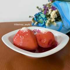 دسر گلابی ژله ای-レシピのメイン写真
