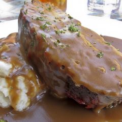A picture of Mouthwatering Meatloaf.