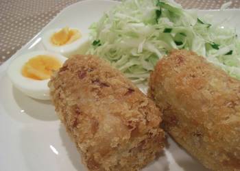 Easiest Way to Cook Appetizing Glutinous Taro Root Croquettes