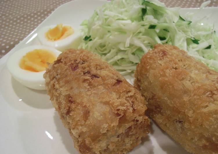 Recipe of Perfect Glutinous Taro Root Croquettes