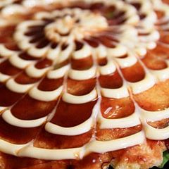 A picture of Easy Cabbage Okonomiyaki with Reduced Flour.