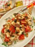 Garlic Soy Sauce Marinated Shiso Leaf and Cream Cheese Salad
