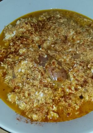 A picture of Kagianas ( tomatoes and eggs ).