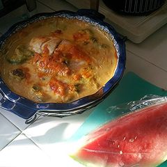 A picture of Emme and Teri's Marinated Chicken Casserole.
