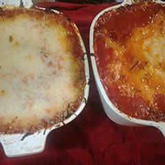 A picture of Vegetarian lasagna.