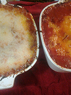 A picture of Vegetarian lasagna.