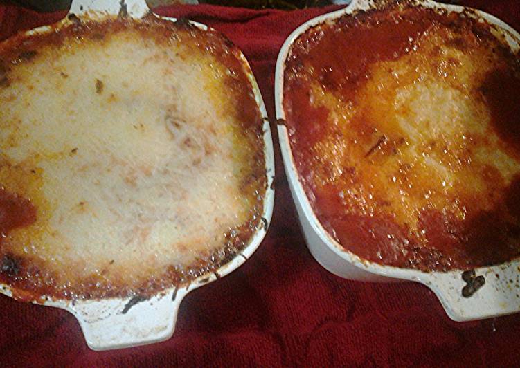 Recipe of Homemade Vegetarian lasagna