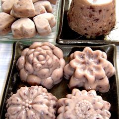 A picture of Milky Adzuki Bean Bavarois Ice Cream.