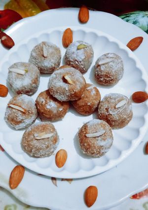 A picture of Super delicious tasty Mathura peda for Janmashtami.