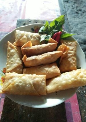 Foto resep Pangsit goreng isi mie