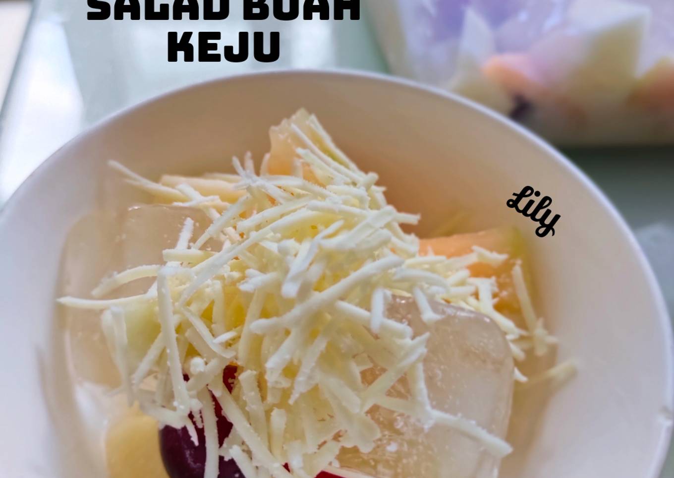 Salad Buah Keju