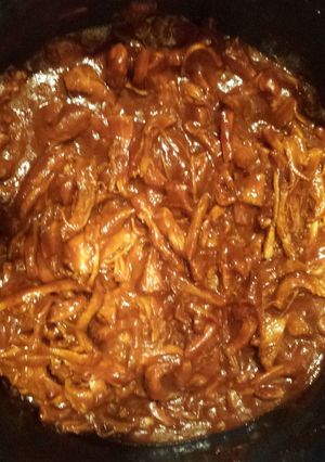 A picture of CrockPot Pulled Pork (Tenderloin).