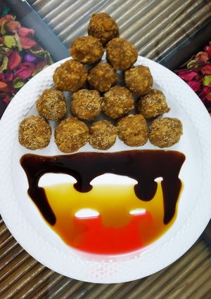 A picture of Churma laddoo.