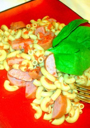 A picture of Healthy Sausage Tomato Pasta.