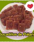 Bocadillos de Plátano Macho (receta venezolana)