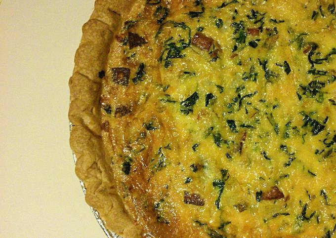 Andouille Sausage Quiche Recipe by StephieCanCook - Cookpad