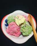 Helados Cremoso de Matcha, frambuesas y limón 🍨