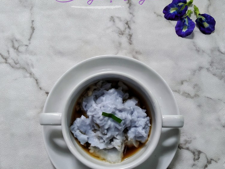 Resep Bubur Sumsum Bunga Telang Anti Gagal