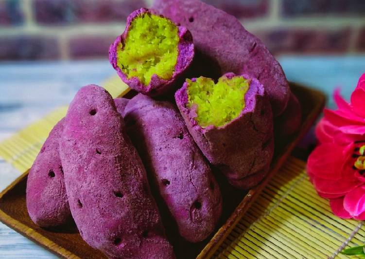 Cara Bikin Korean Sweet Potato Bread Anti Gagal