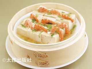 鮮嫩豆腐蒸明蝦