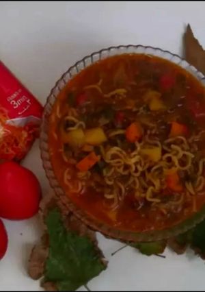 عکسی از دستور سوپ نودل