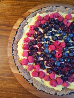 Una foto de Kuchen integral de Frutos del bosque