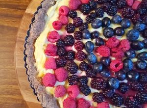 Una foto de Kuchen integral de Frutos del bosque