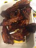 Costillas salsa BBQ