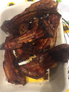 Una foto de Costillas salsa BBQ