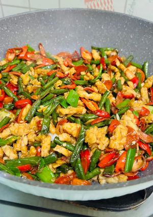 Foto resep Tempe Oseng Warna Warni