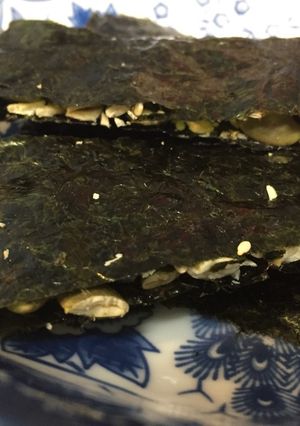杏仁海苔燒 的食譜成品照片