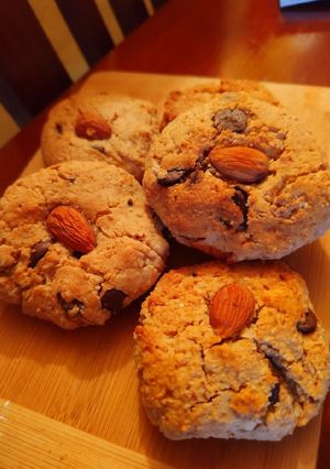 Una foto de Galletas de Almendras Veganas
