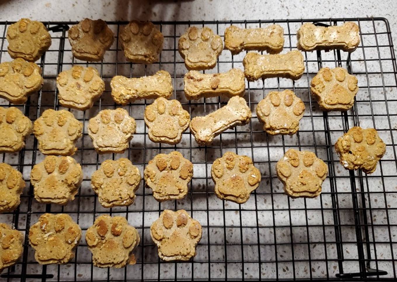 My Homemade Apple Crisp Dog Treats