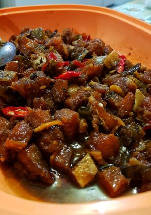 Foto resep Tumis Ikan Asin Jambal Roti Pedas
