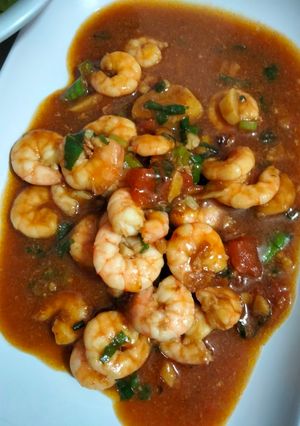 Foto resep Udang Saus Asam Manis