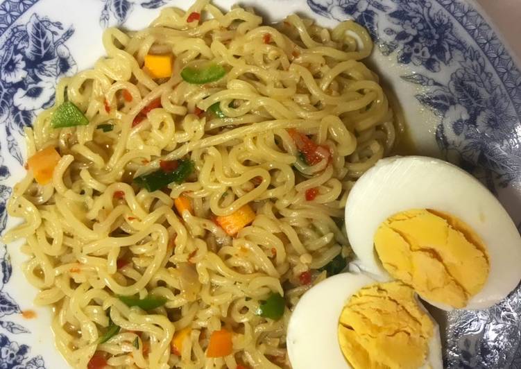 Easiest Way to Prepare Tasty Veggies indomie and boiled egg This is Secret Recipe  From Best My Grandma's Recipe !!